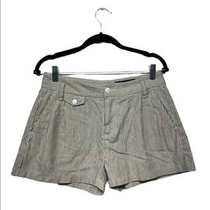 Rag & bone stripped nautical cotton high rise shorts size 4
